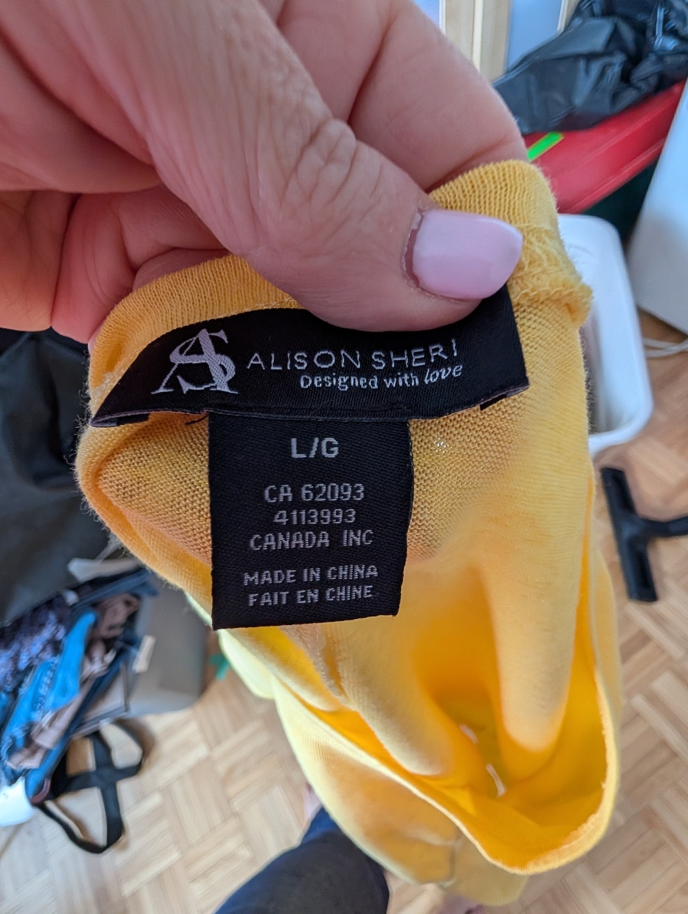 Sunny Yellow Rolled-Sleeve Short Sleeve Tee - Picture 5 of 5